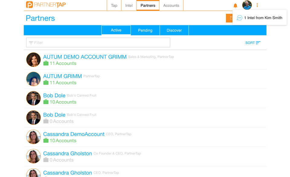 PartnerTap Screenshot 3