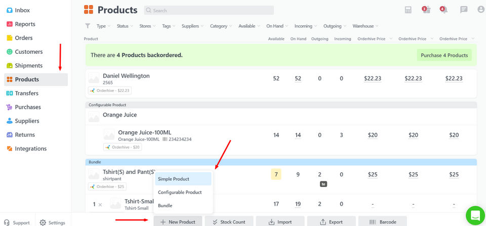 Orderhive Screenshot 1