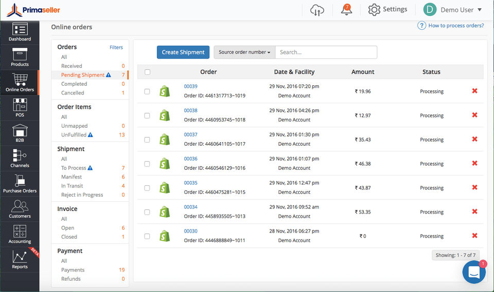 Primaseller Screenshot 1