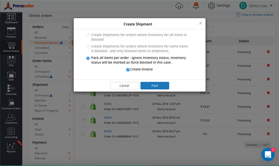Primaseller Screenshot 2