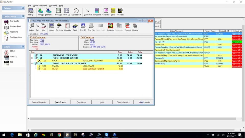 R.O. Writer Screenshot 1
