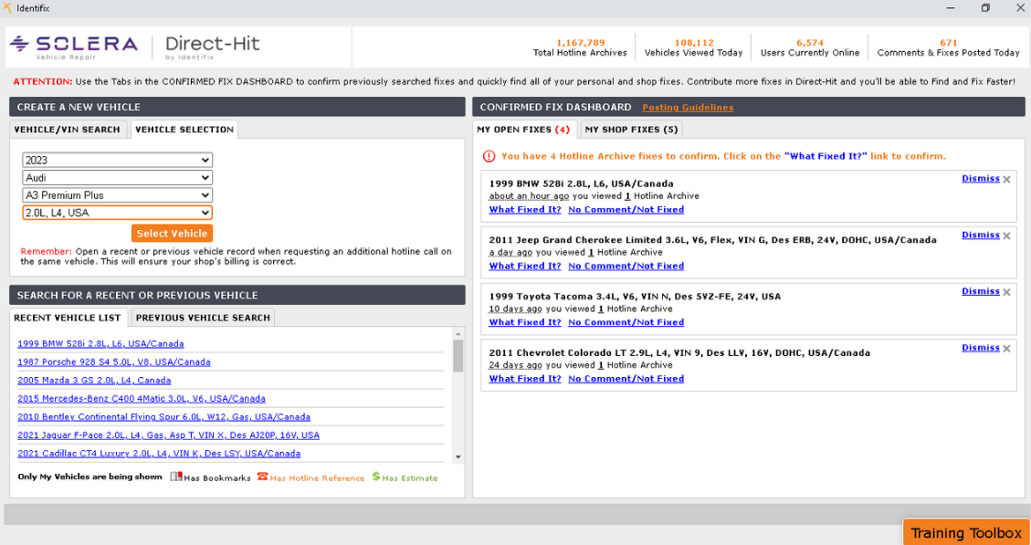 Identifix Screenshot 3