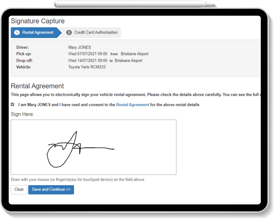 Rental Car Manager Screenshot 2