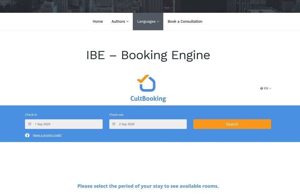 CultBooking Screenshot 2