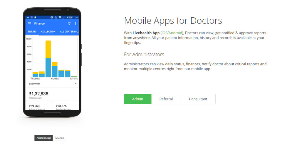 CrelioHealth LIMS Screenshot 1