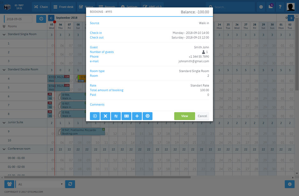 OtelMS Screenshot 2