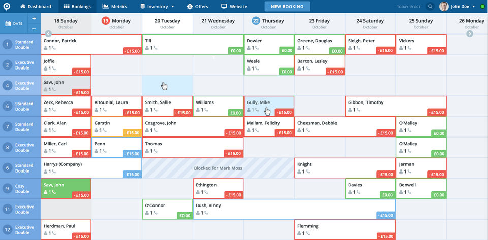 The Booking Factory Screenshot 1