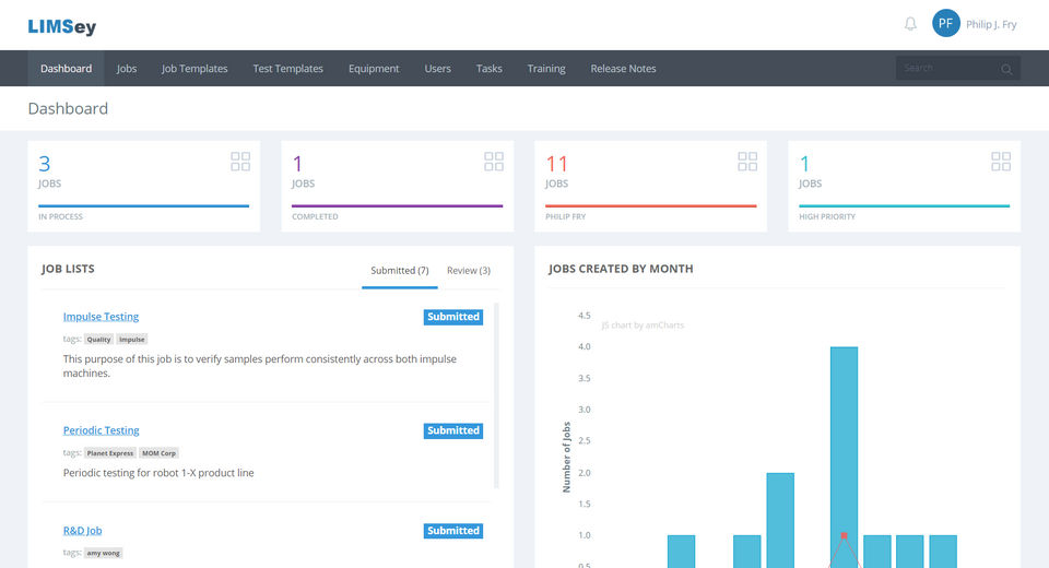 LIMSey Screenshot 2