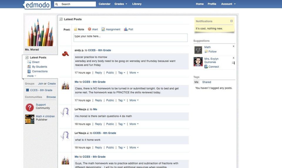 Edmodo Screenshot 1