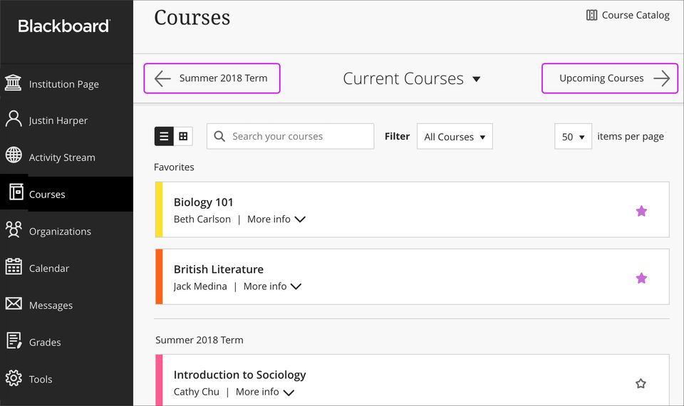 Blackboard Learn Screenshot 4