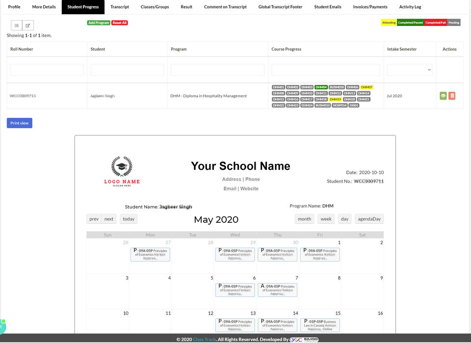 ClassTrack Screenshot 7