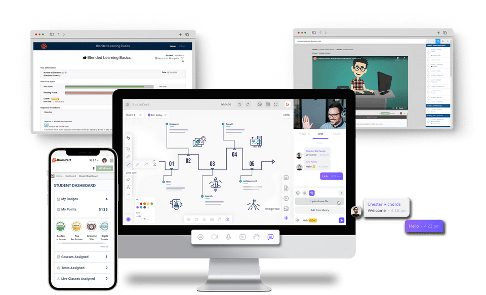 BrainCert Enterprise LMS Screenshot 2