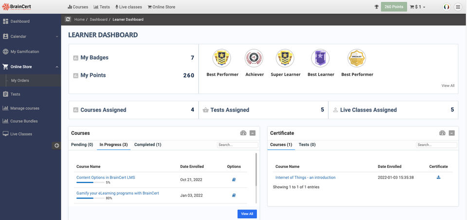 BrainCert Enterprise LMS Screenshot 6