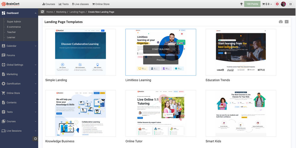 BrainCert Enterprise LMS Screenshot 8