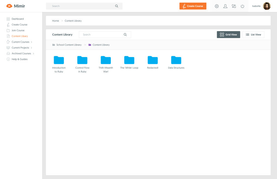 Mimir Classroom Screenshot 4