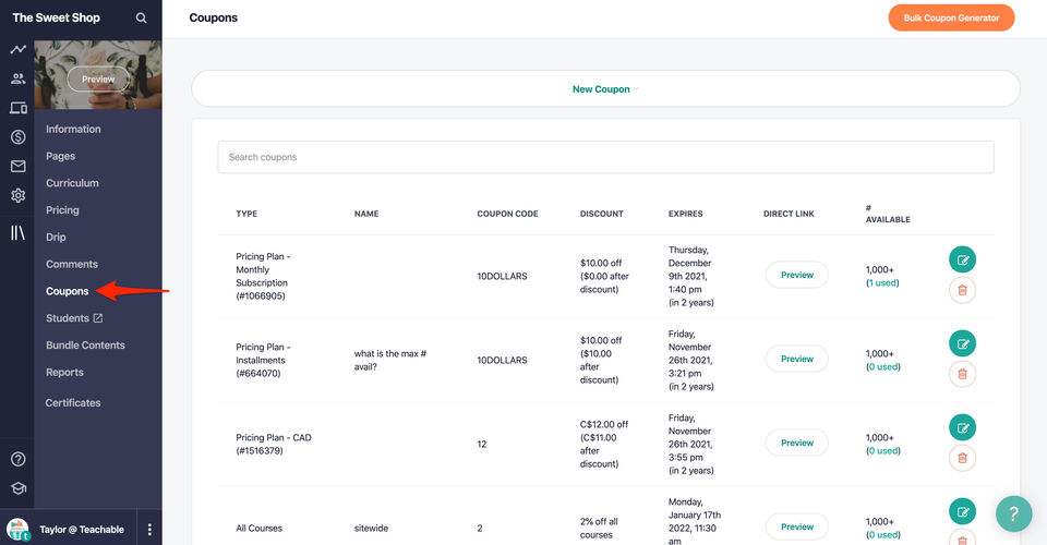 Teachable Screenshot 2