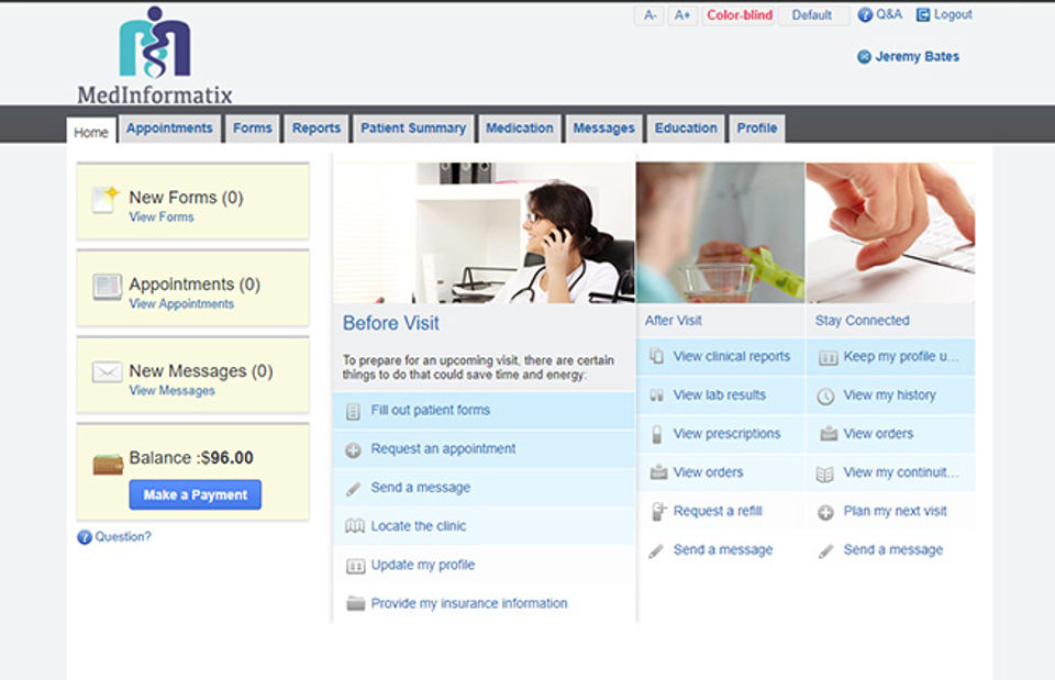 MedInformatix EHR Screenshot 2