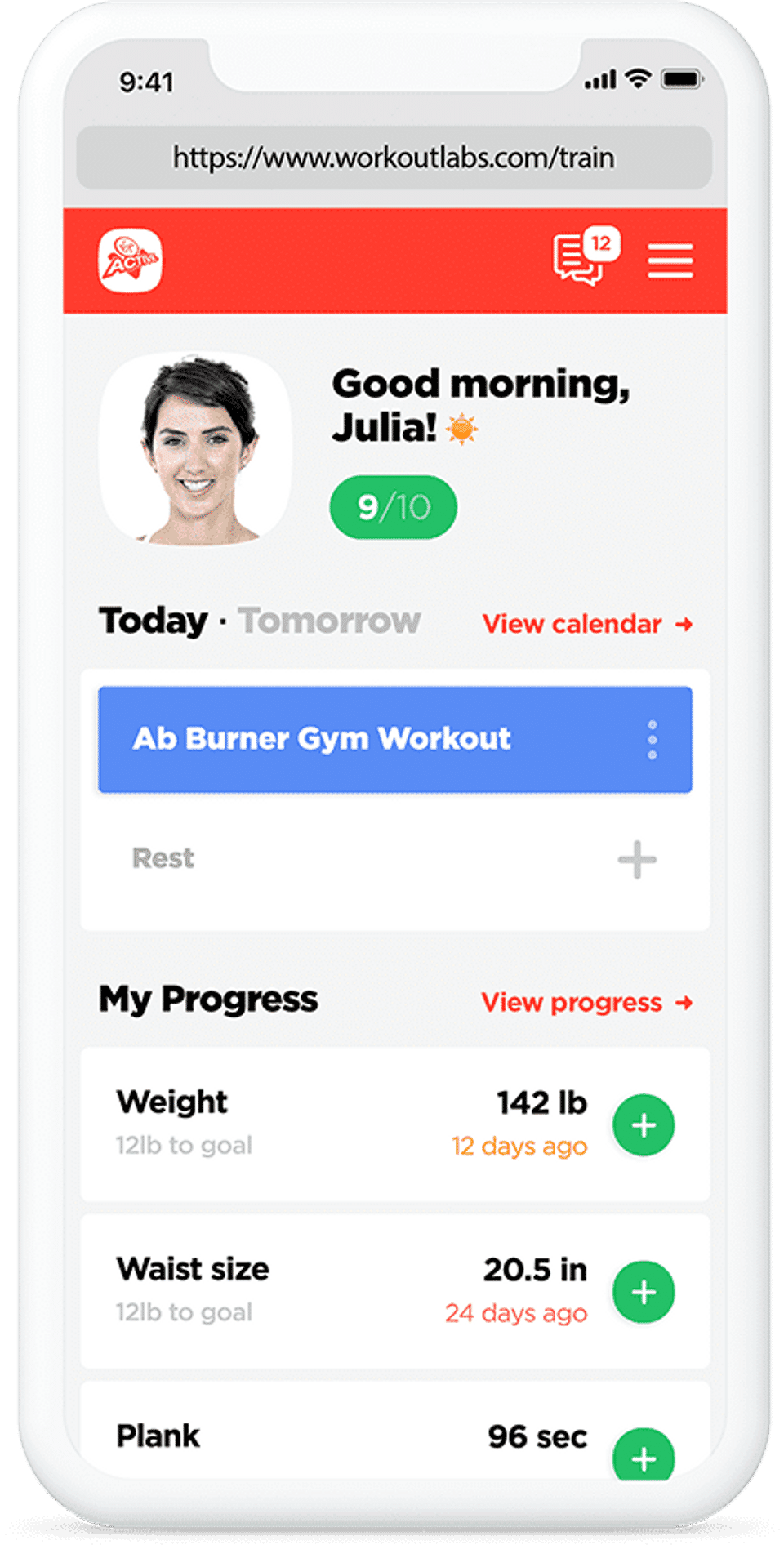 WorkoutLabs Train Screenshot 3