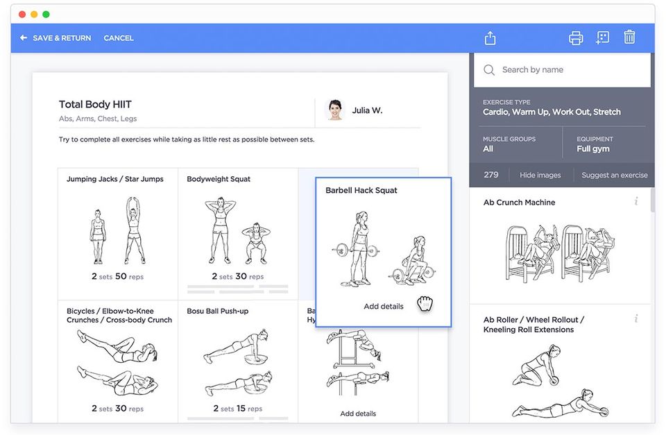 WorkoutLabs Train Screenshot 5