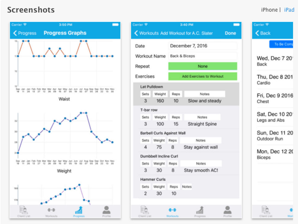FitSW Screenshot 2