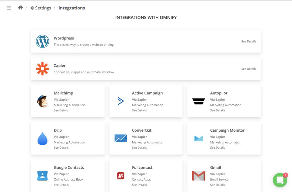 Omnify Screenshot 1