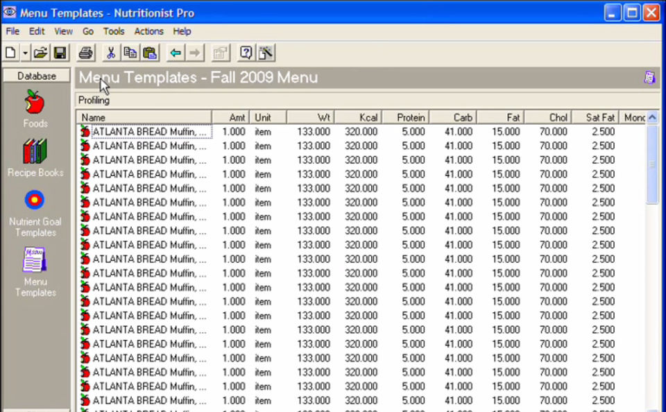 Nutritionist Pro Screenshot 1