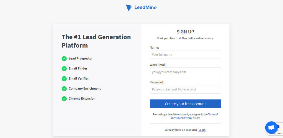 LeadMine Screenshot 1