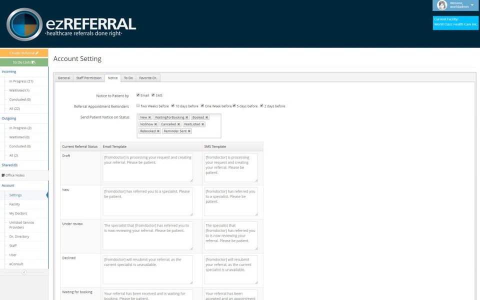 ezReferral Screenshot 1
