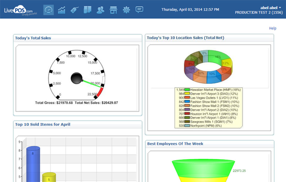 LivePOS Screenshot 1