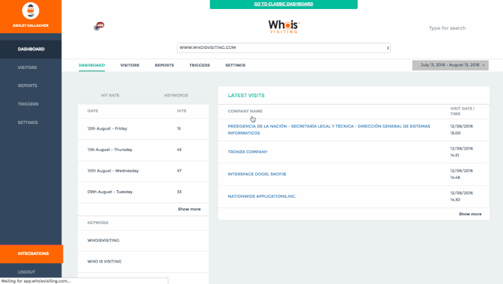 Whoisvisiting Screenshot 1