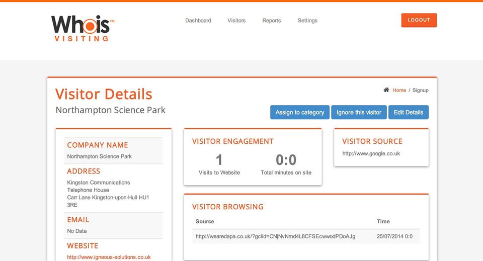 Whoisvisiting Screenshot 3