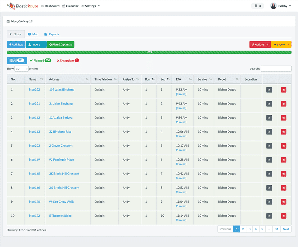 ElasticRoute Screenshot 1