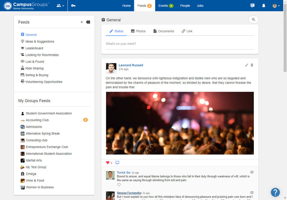 CampusGroups Screenshot 2