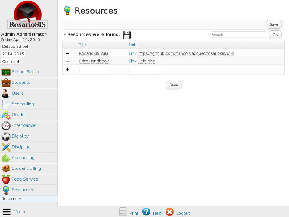 RosarioSIS Screenshot 1