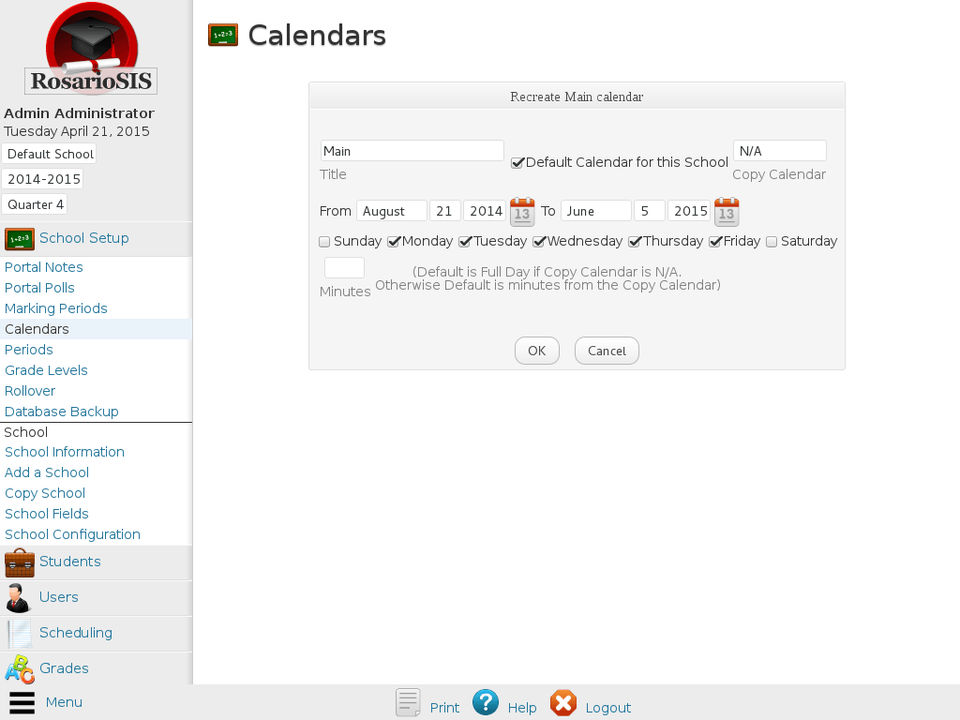 RosarioSIS Screenshot 5
