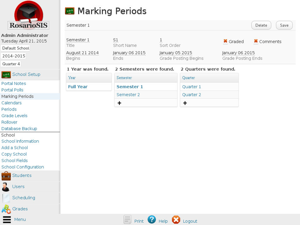 RosarioSIS Screenshot 6