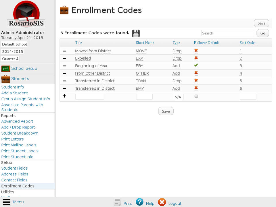 RosarioSIS Screenshot 9