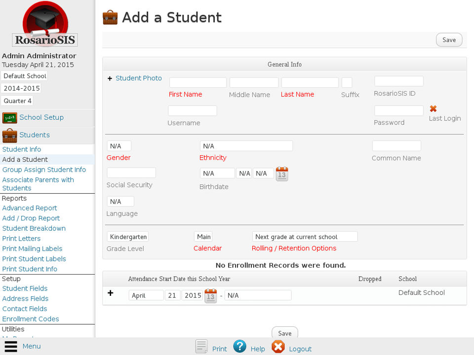 RosarioSIS Screenshot 10