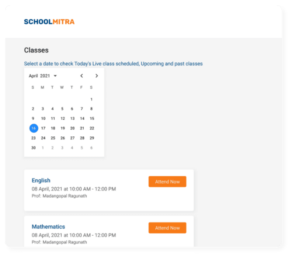 SchoolMitra Screenshot 5