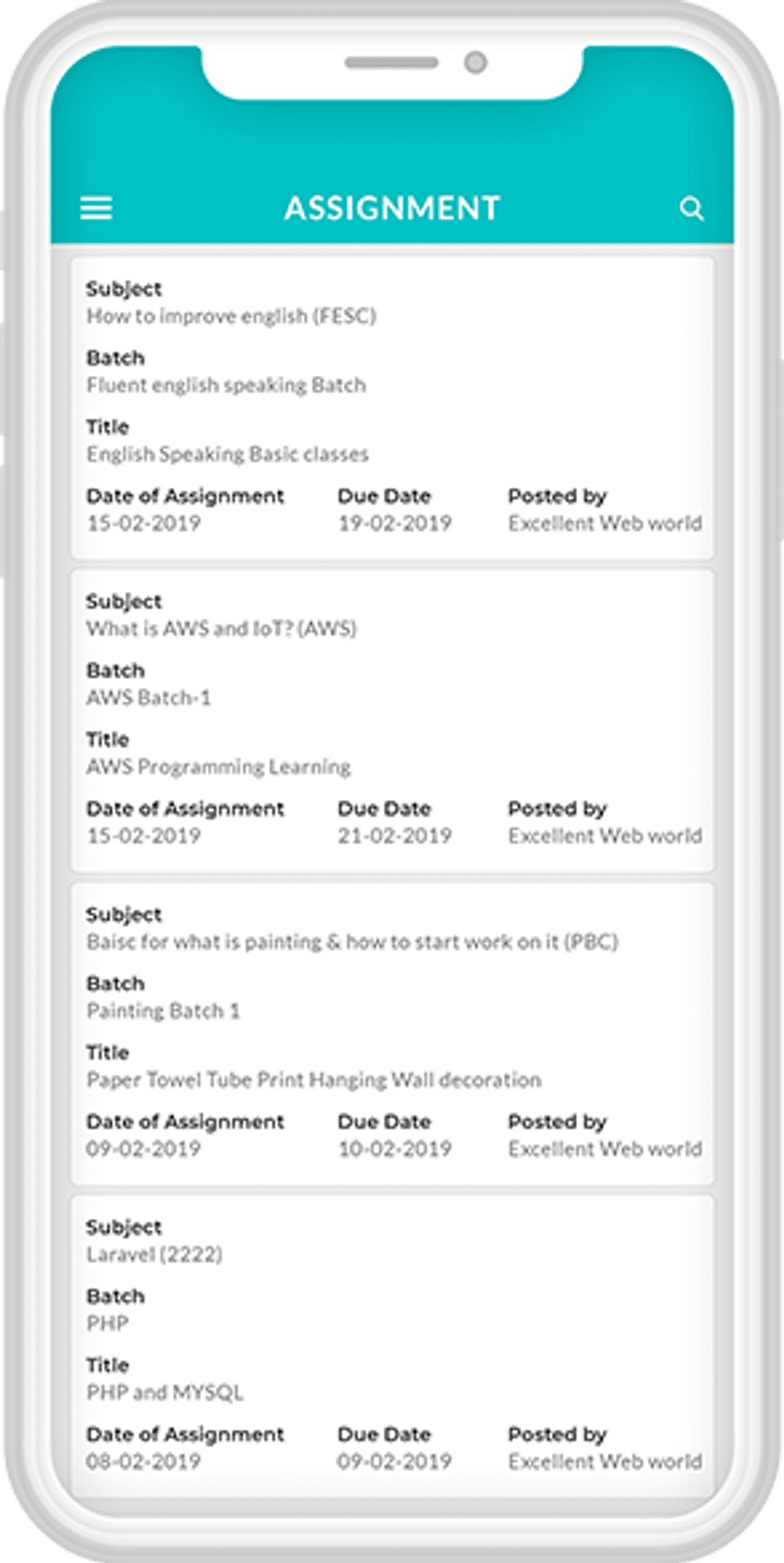 aPurple School Management Screenshot 5