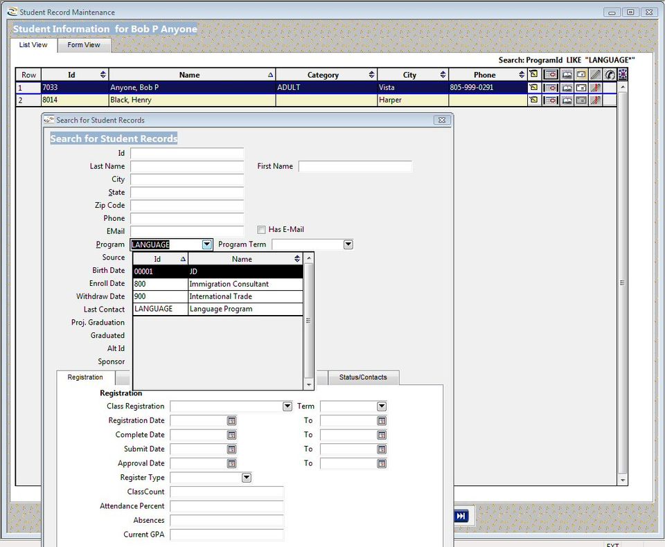 PowerVista RollCall Screenshot 6