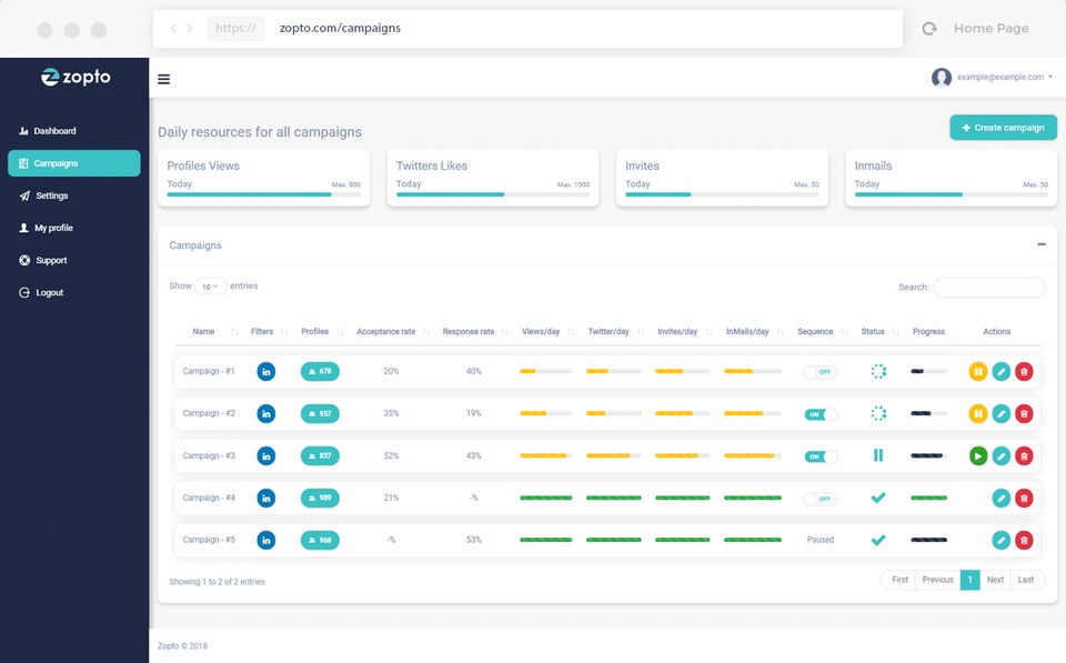 Zopto Screenshot 1