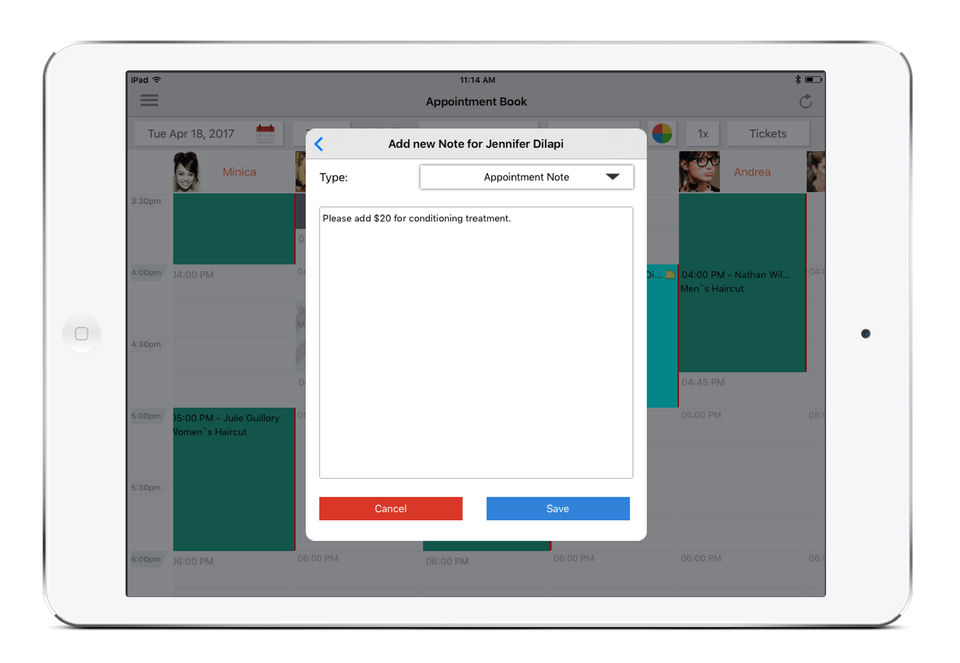 SalonBiz Screenshot 1