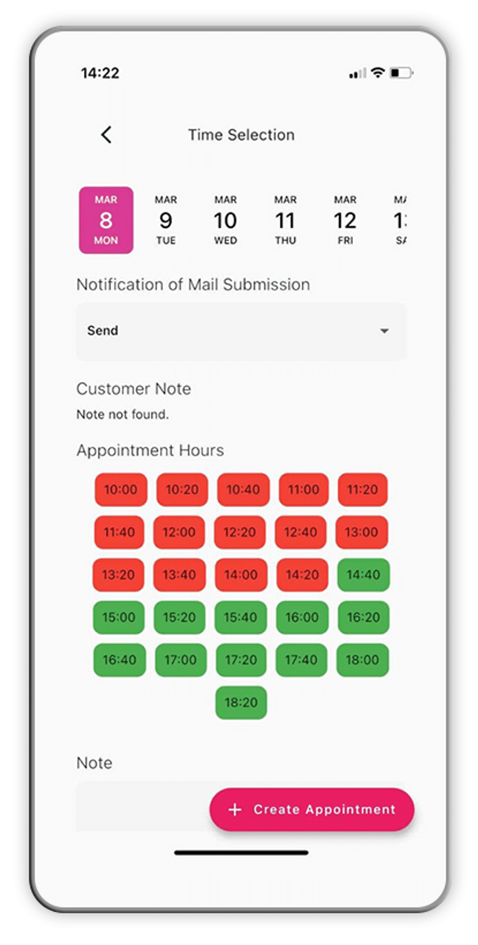 SalonManagementApp Screenshot 1
