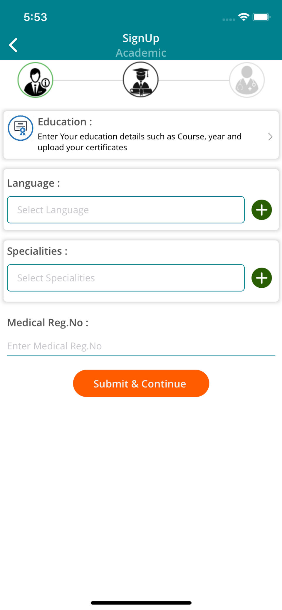 iCliniq Screenshot 2