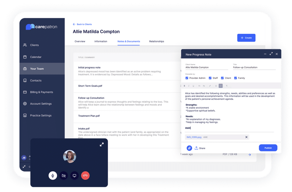 Carepatron Screenshot 1