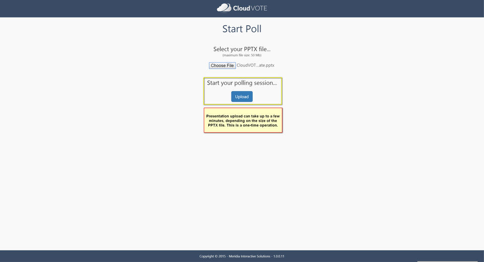 CloudVote Screenshot 1