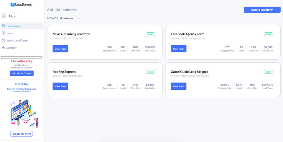 Leadforms Screenshot 2