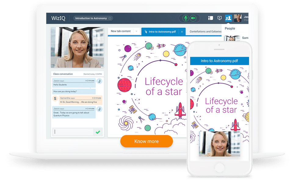 WizIQ Screenshot 1