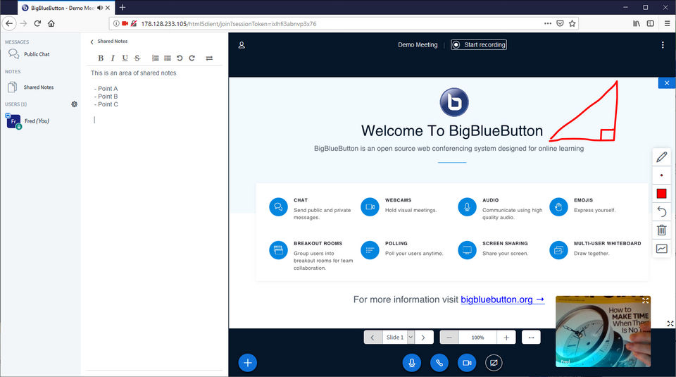 BigBlueButton Screenshot 3